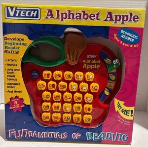 New VTech Alphabet Apple ABC Learning Toy Preschool Teaching Home School Letters